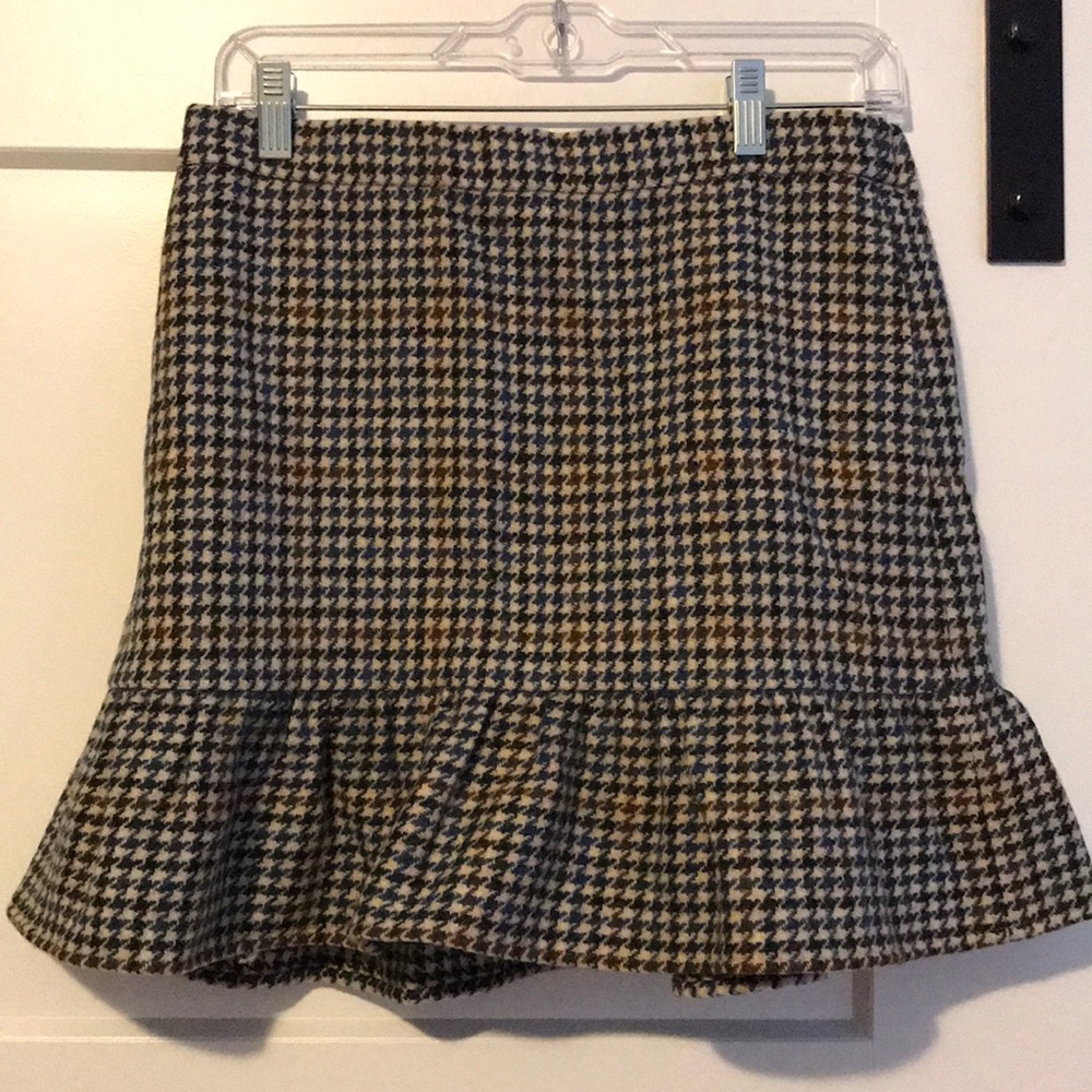 Jcrew plaid skirt